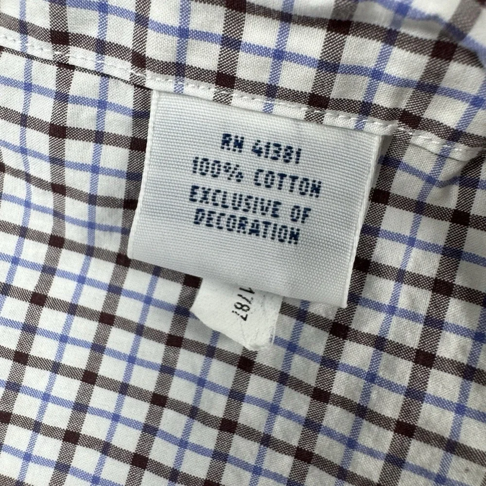 Polo Ralph Lauren Men's Small Plaid Check Long Sleeve Button Down Shirt